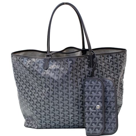 black Goyard tote bag